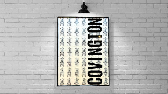 Covington Love $245 18x24 Mixed Media Resin Art