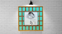 You Had Me At Jewelry (Tiffany) $299 18x18 Mixed Media Resin Art
