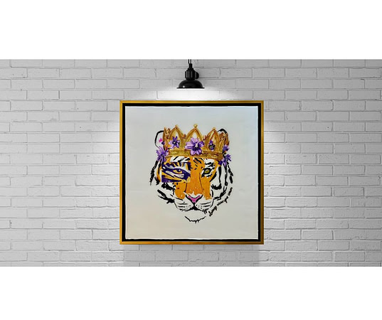 Always Wear Your Crown $125 16x16 Gallery Wrapped Canvas